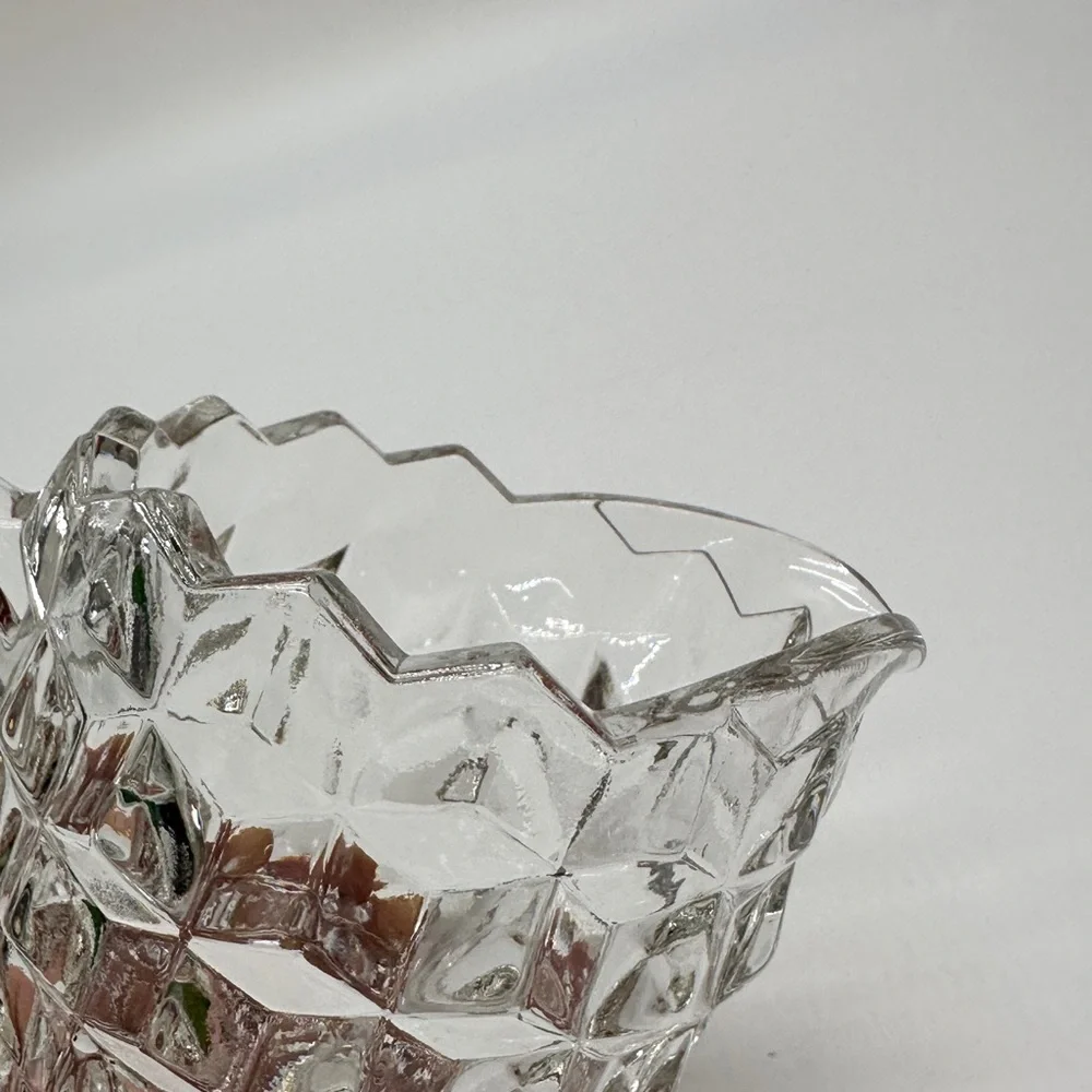 Vintage glass creamer American